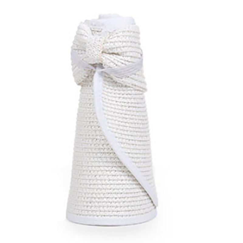 Thumbnail: Women Foldable Straw Summer Sun Visor