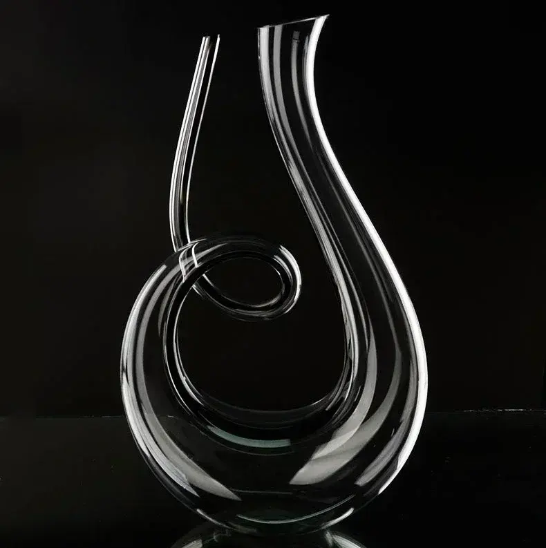Thumbnail: 1.5L Crystal Glass Luxury Red Wine Decanter Set