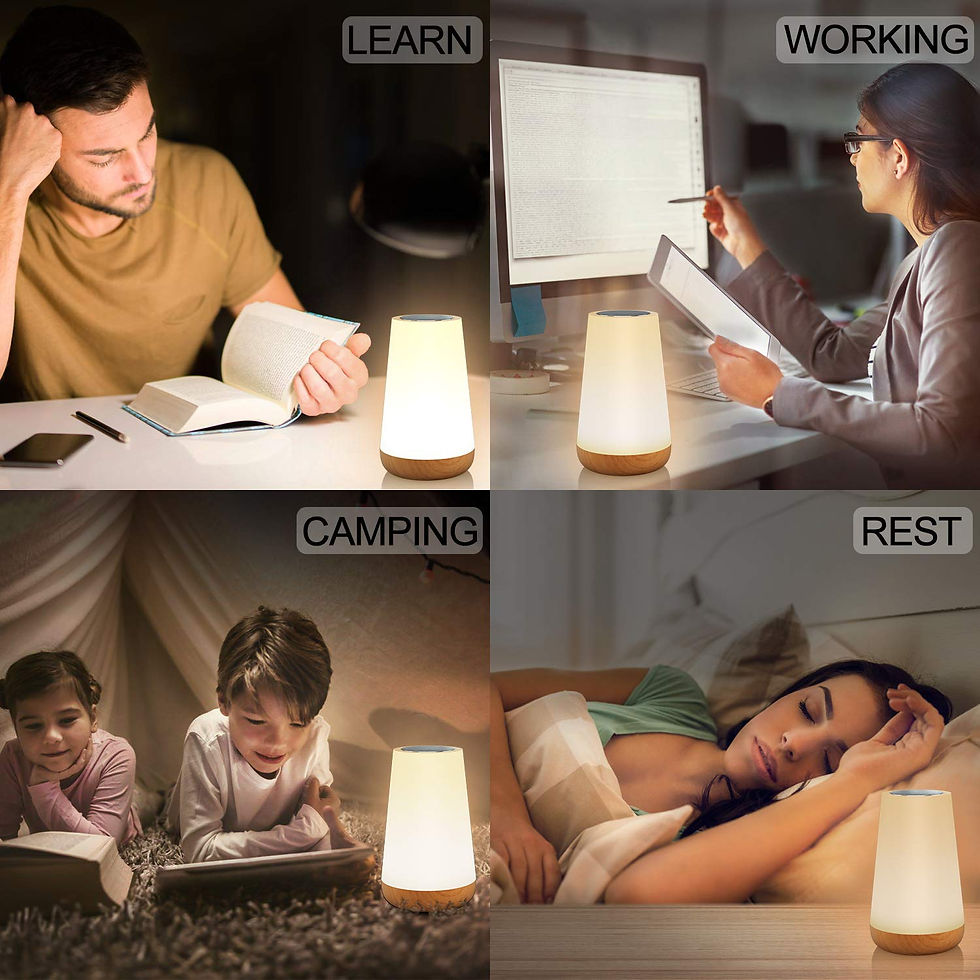 Thumbnail: 13-Colour RGB USB Rechargeable Smart Night Light with Remote Control