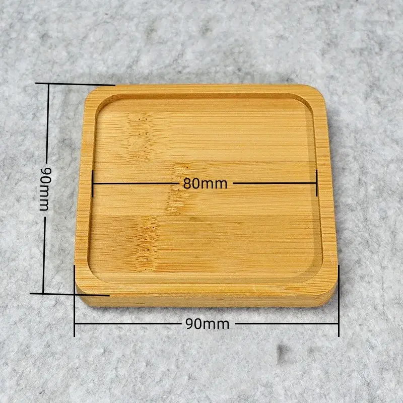 Thumbnail: Natural Bamboo Multipurpose Tray and Coaster