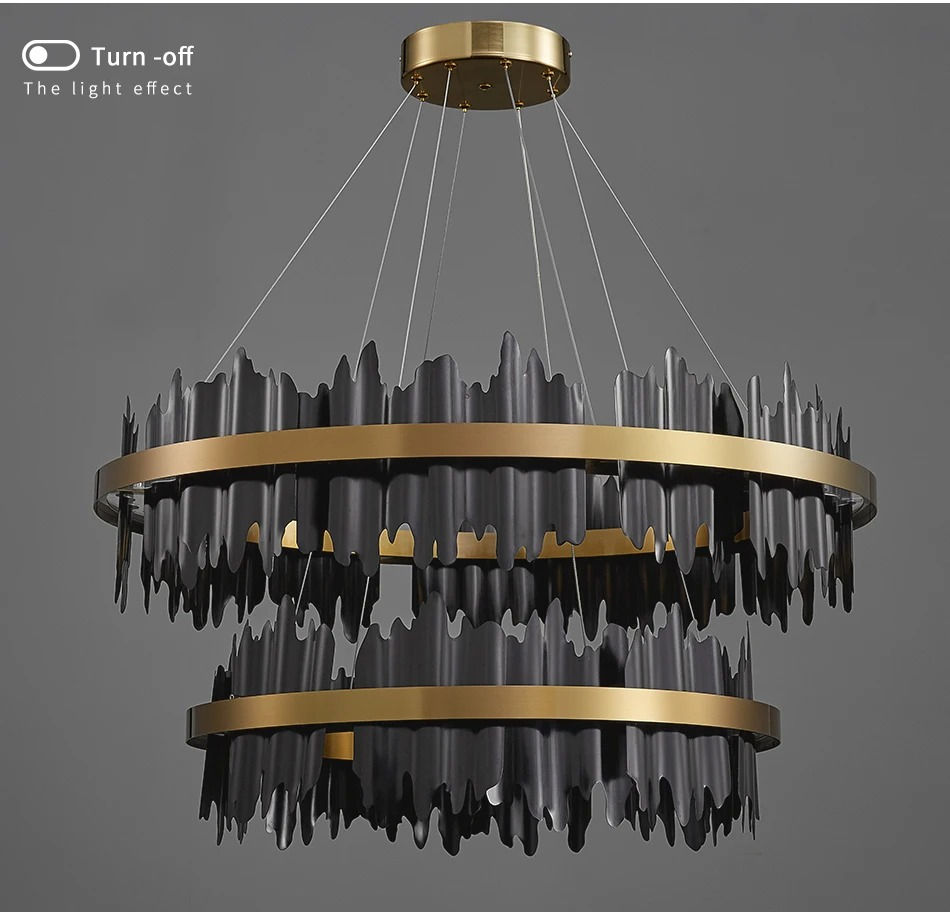 Thumbnail: Modern Circle Pendant Chandelier Luxury Home Decor Light
