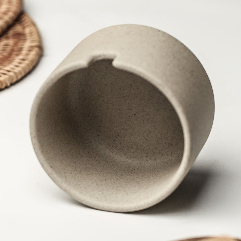 Thumbnail: Japanese Ceramic Seasoning Jar with Bamboo Lid and Spoon