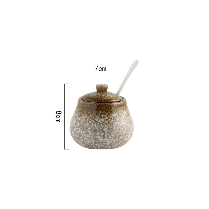 Thumbnail: Retro Ceramic Seasoning Jar and Spice Organiser