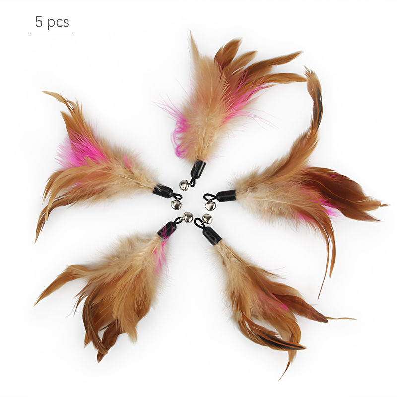 Thumbnail: 5-Piece Feather Cat Toy Replacement Pack