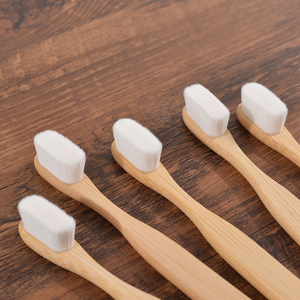 5-Pack Ultra Fine Soft Bamboo Toothbrushes