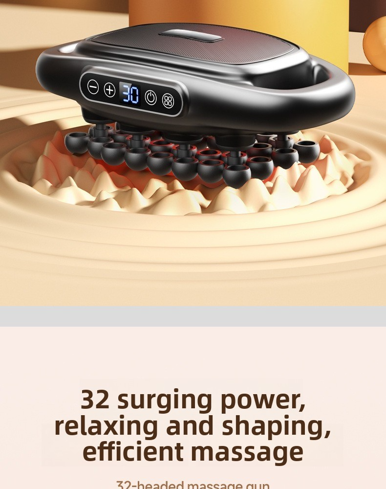 Thumbnail: Professional 32-Head Deep Tissue Wireless Muscle Massage Gun