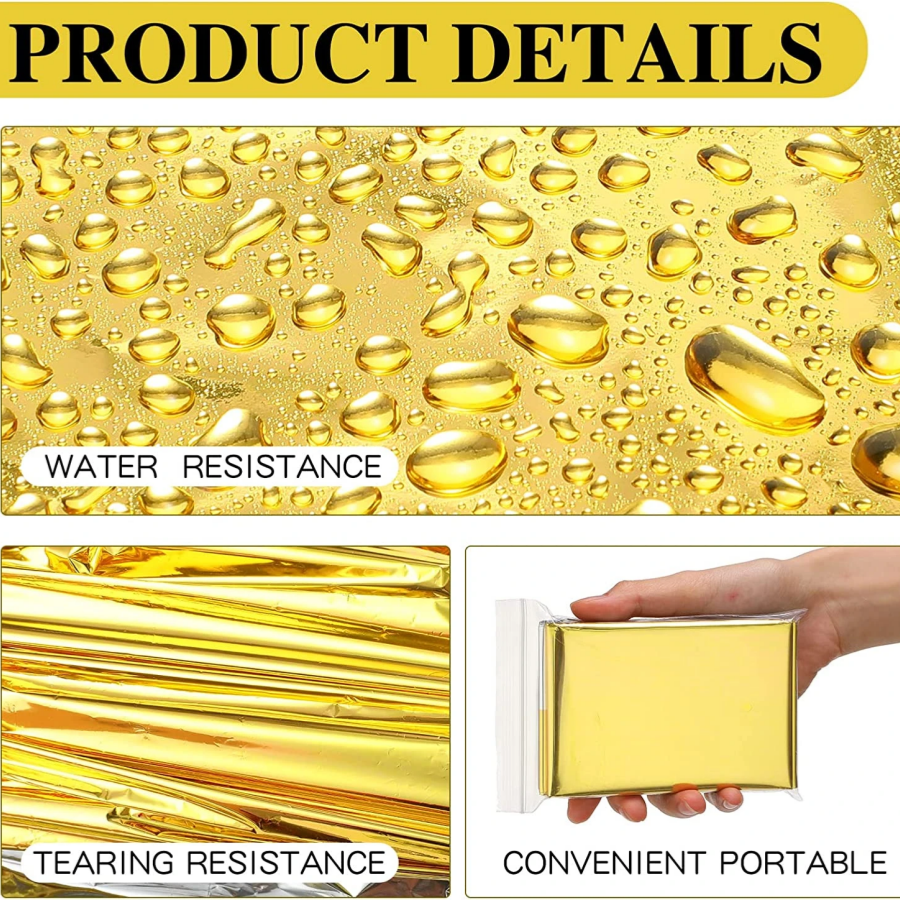 Thumbnail: Waterproof Emergency Thermal Blanket 160x210cm