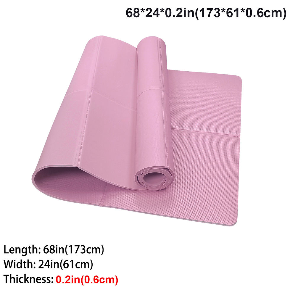 Thumbnail: Eco-Friendly Foldable Travel Fitness Yoga Mat