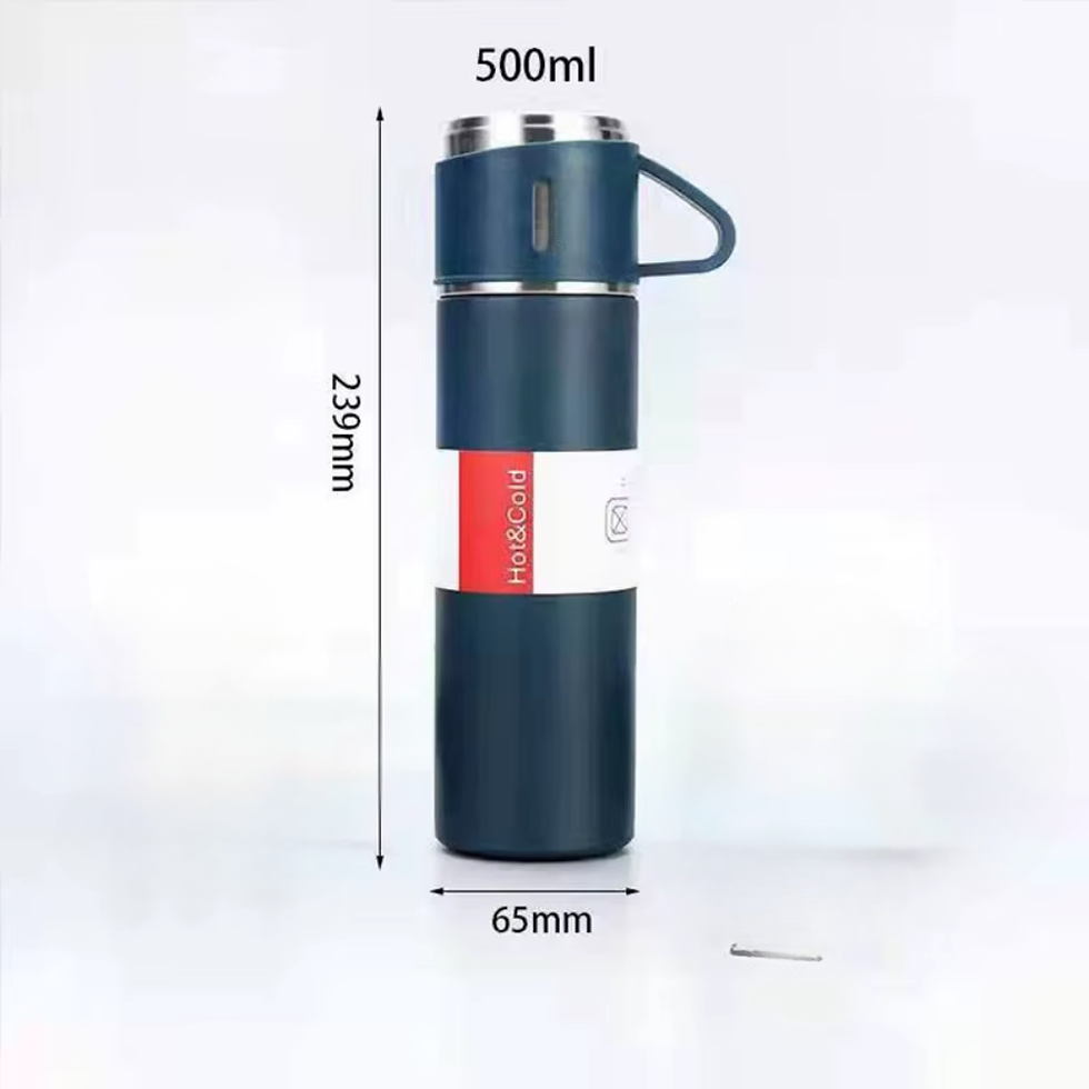 Thumbnail: Insulated Stainless Steel Coffee Flask 500ml with Cup