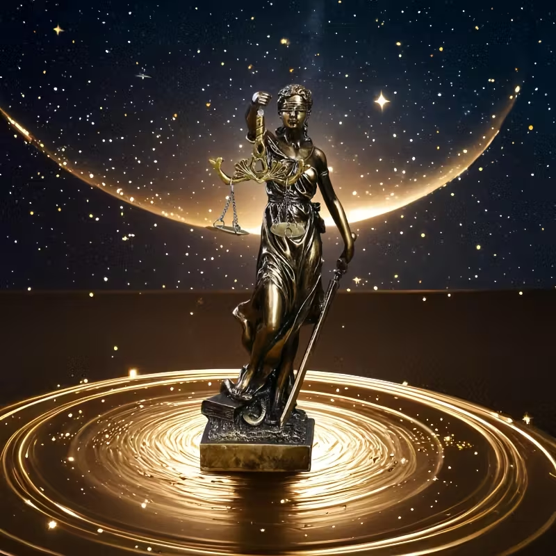 Thumbnail: Retro Justice Goddess Statue Lawyer Office Ornament