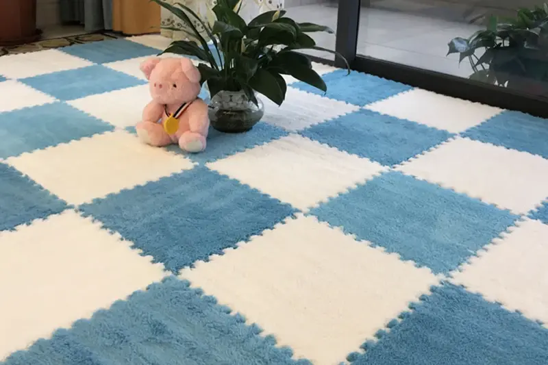 Thumbnail: Fluffy EVA Foam Puzzle Mat for Children and Home