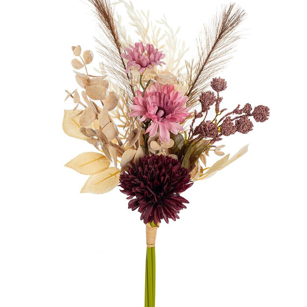 Thumbnail: Artificial Silk Flower Bouquet for Weddings and Home Decor
