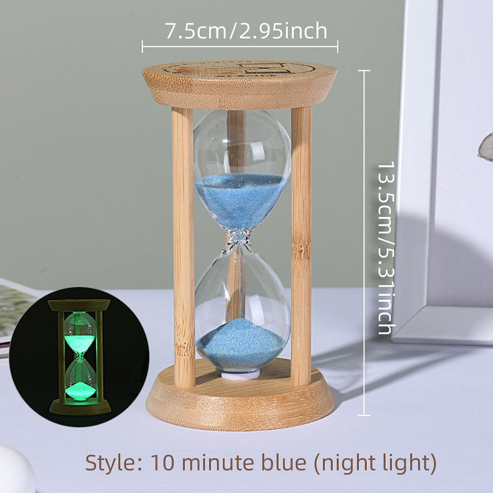 Thumbnail: Wooden Hourglass Sand Timer for Home and Office
