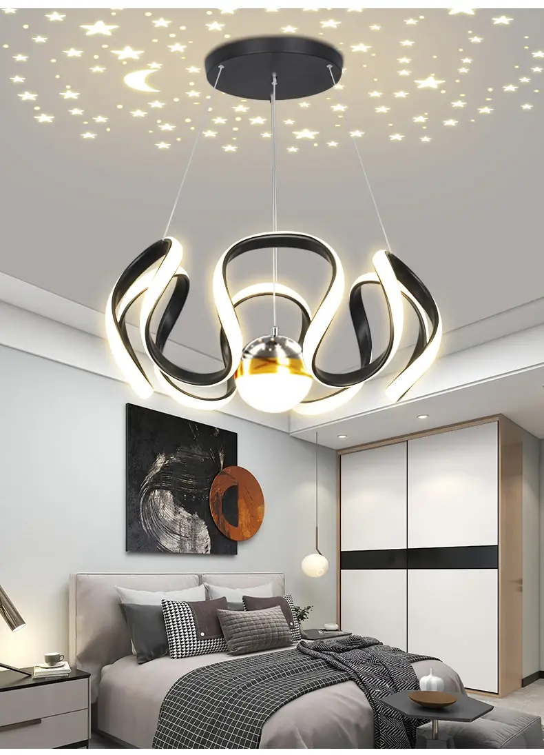Thumbnail: Modern Art LED Pendant Chandelier