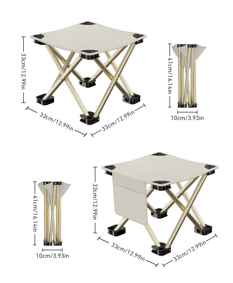 Thumbnail: West Tune Outdoor Portable Folding Camping Stool