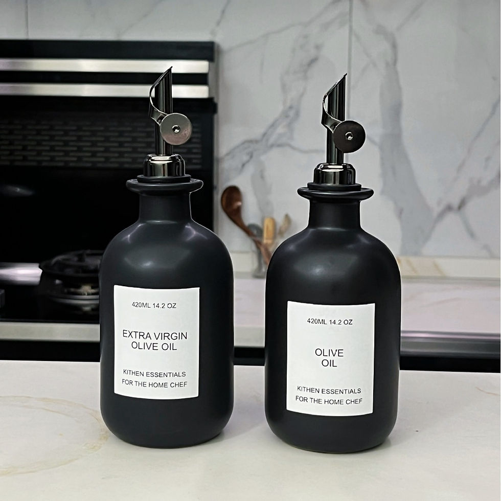 Thumbnail: Ceramic Automatic Opening Soy Sauce and Oil Dispenser Bottle