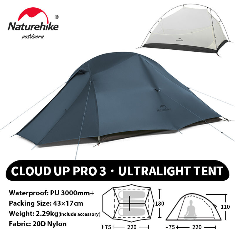 Thumbnail: Naturehike Cloud Up Waterproof Two Person Trekking Tent