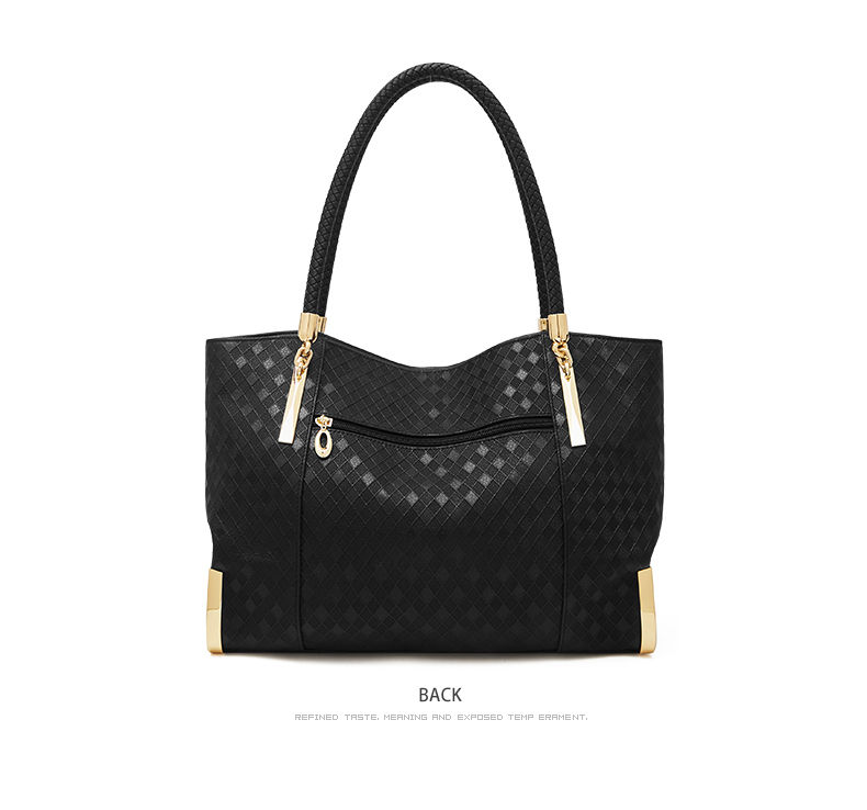 Thumbnail: FOXER Genuine Leather Elegant Luxury Women's Shoulder Handbag