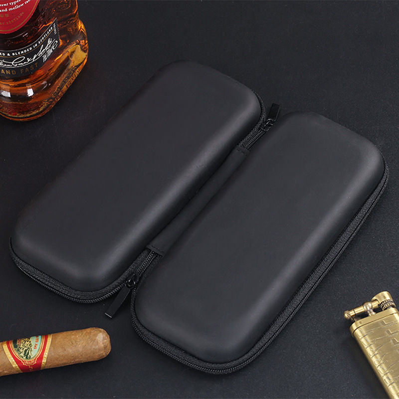 Thumbnail: Portable EVA Cigar Travel Case with Zipper
