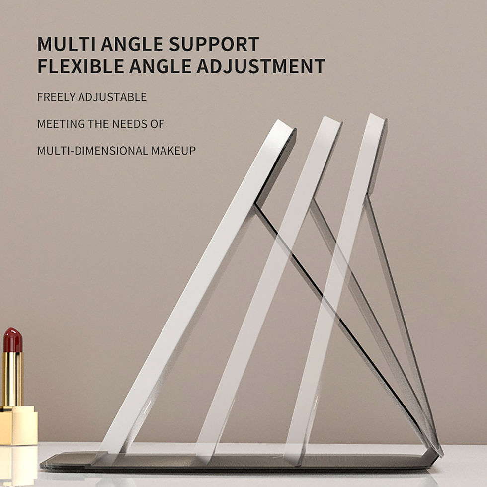 Thumbnail: 3-Colour Dimmable LED Foldable Makeup Mirror