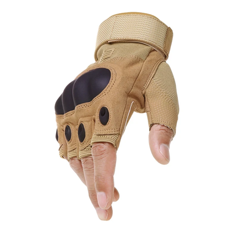 Thumbnail: Men's Half Finger Tactical Outdoor Sports Gloves