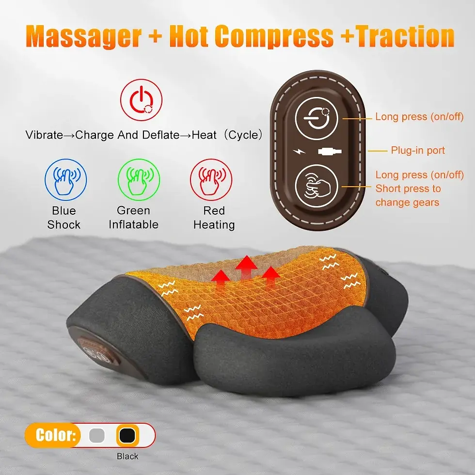 Thumbnail: Cervical Stretcher and Neck Massager Pillow