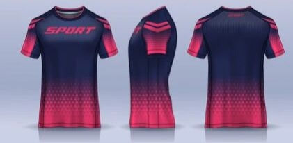 JERSEY BLACK AND RED