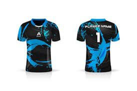 JERSEY BLACK AND BLUE