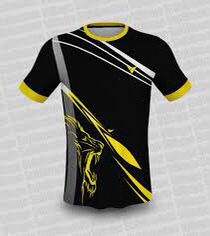 JERSEY BLACK AND YELLOW (NEW DESIGN)