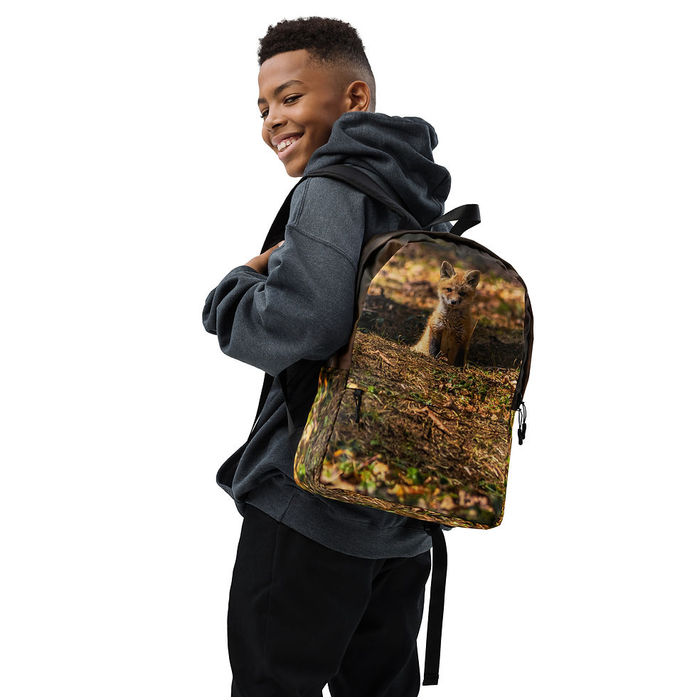 Thumbnail: Autumn Fox All-Over Print Backpack
