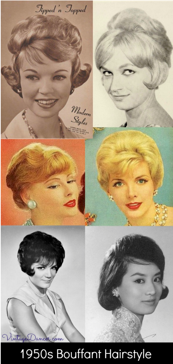 Bouffant pinup hairstyle