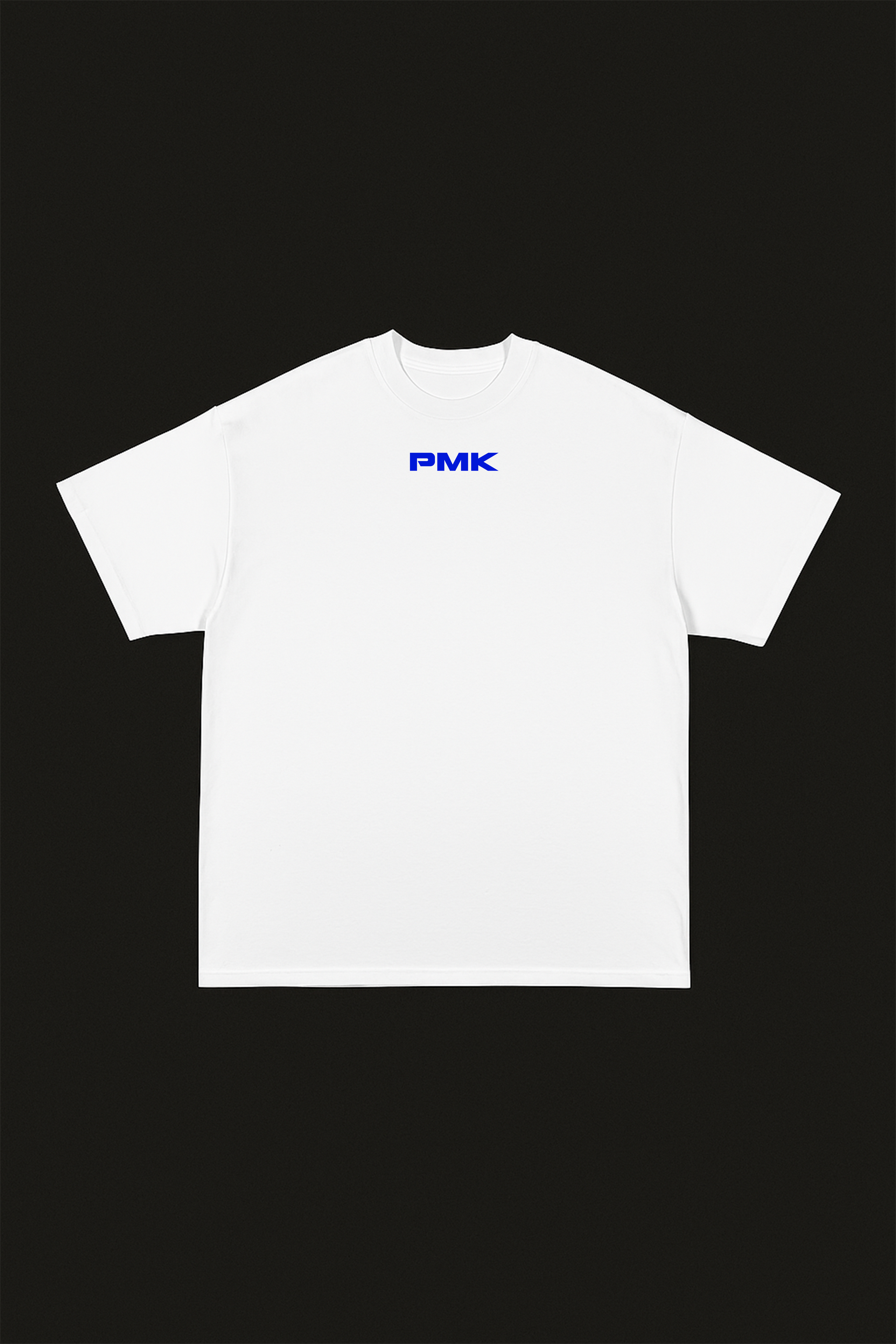 PMK BASICS White & Blue Oversize Tee