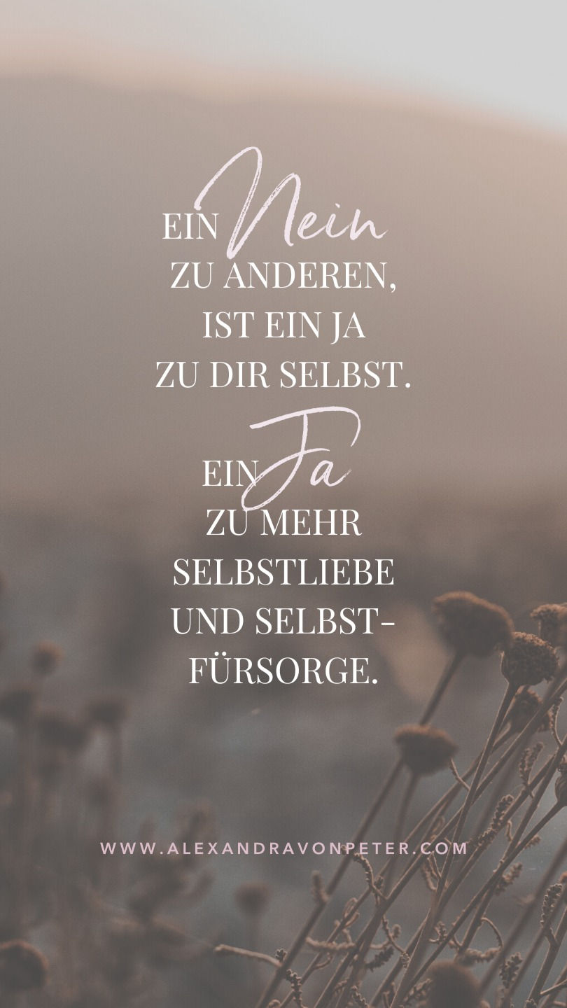 Zitat auf blumigem HIntergrund