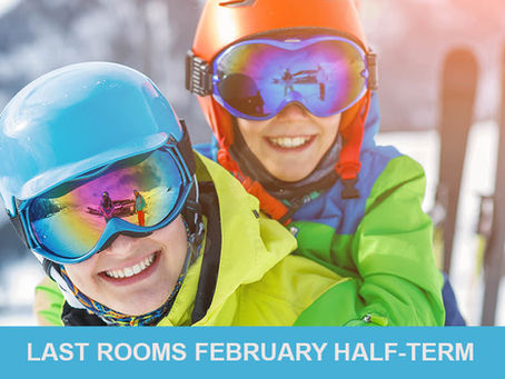Best value skiing even in the school holidays: last rooms for February Half-Term!