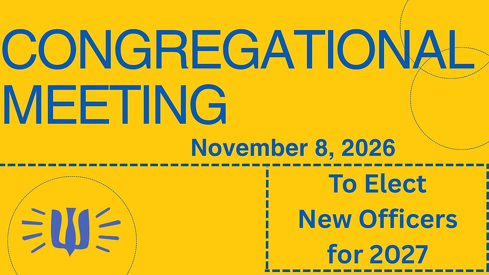 Congregational meeting