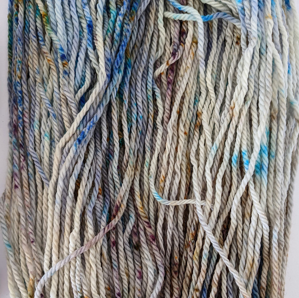 Thumbnail: Hand dyed Yarn Spin Worsted Rock Pool - Wren & Ollie