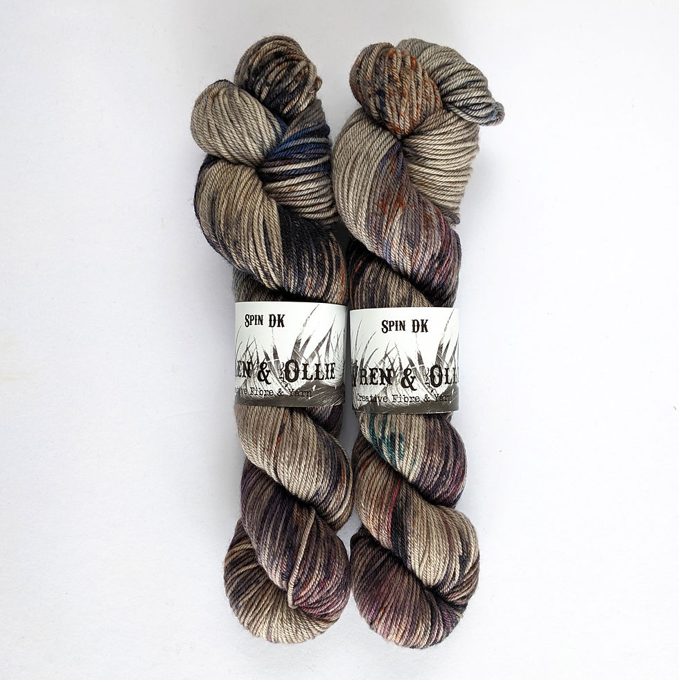 Australian Hand dyed Yarn 8 Ply Gingerbread - Wren & Ollie