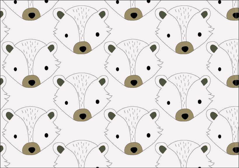 Fall Forest Friends Pattern 2