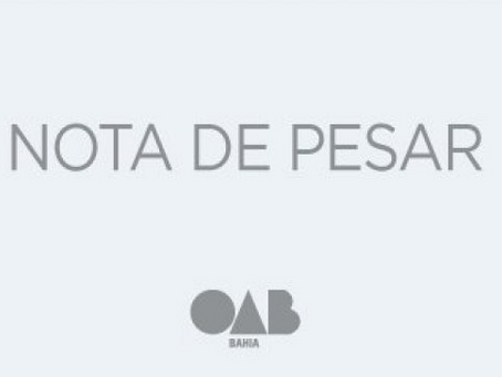 OAB-BA lamenta morte de João Lopes de Oliveira em Sátiro Dias