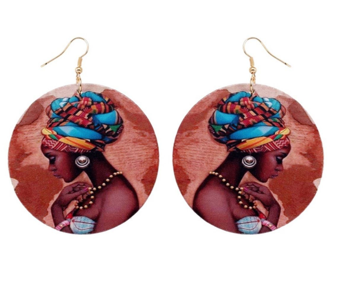 Painted African Woman