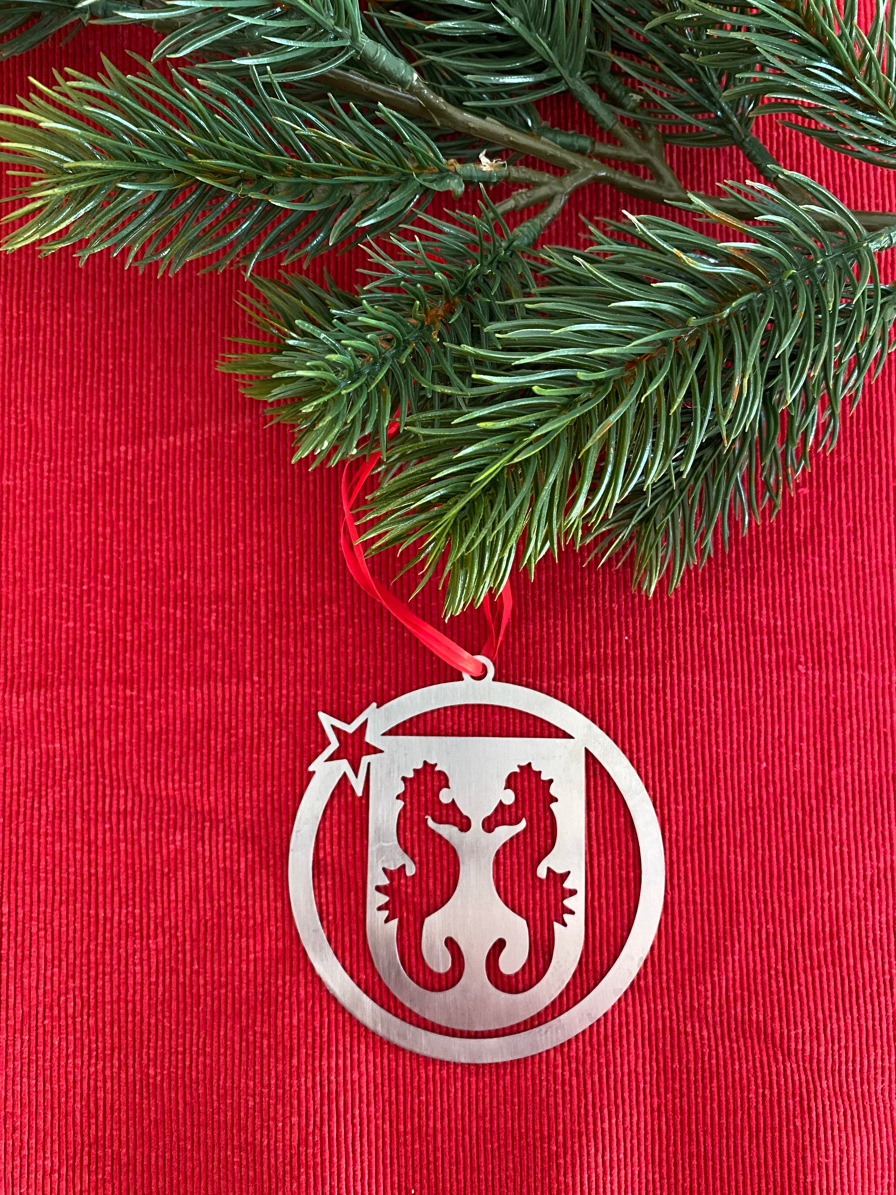 Motiv-Wappen: Fanø-Weihnachtsbaumanhänger