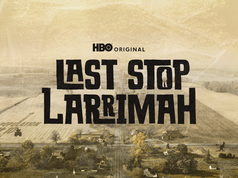 Last Stop Larrimah documentary trailer graphics for HBO