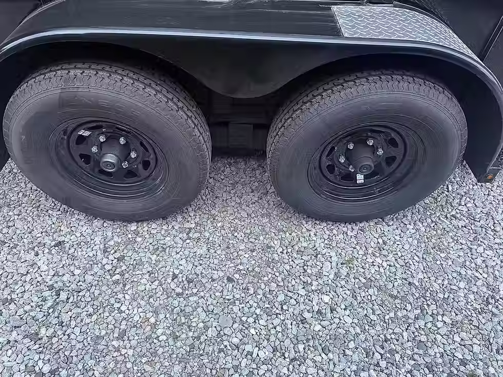 Thumbnail: 2026 S&S 16' Black Livestock Trailer
