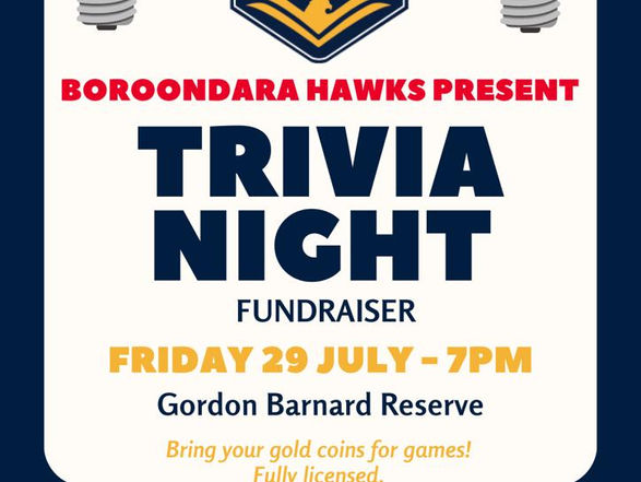 Trivia Night - 29 July 7pm