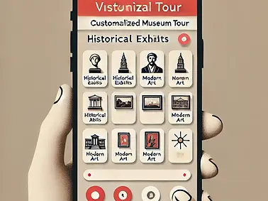 DALL·E 2024-10-14 21.36.37 - A mobile app interface screen for customizing a virtual tour