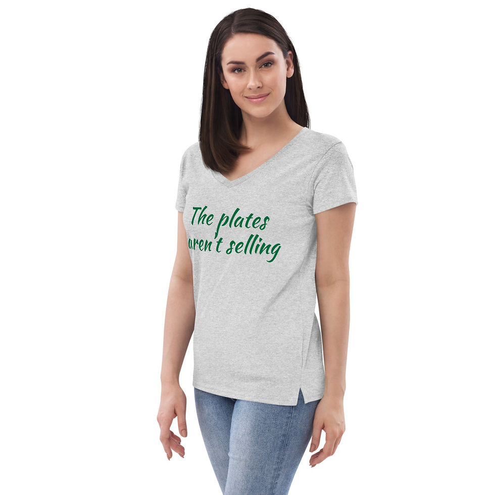 Thumbnail: Women’s recycled v-neck t-shirt