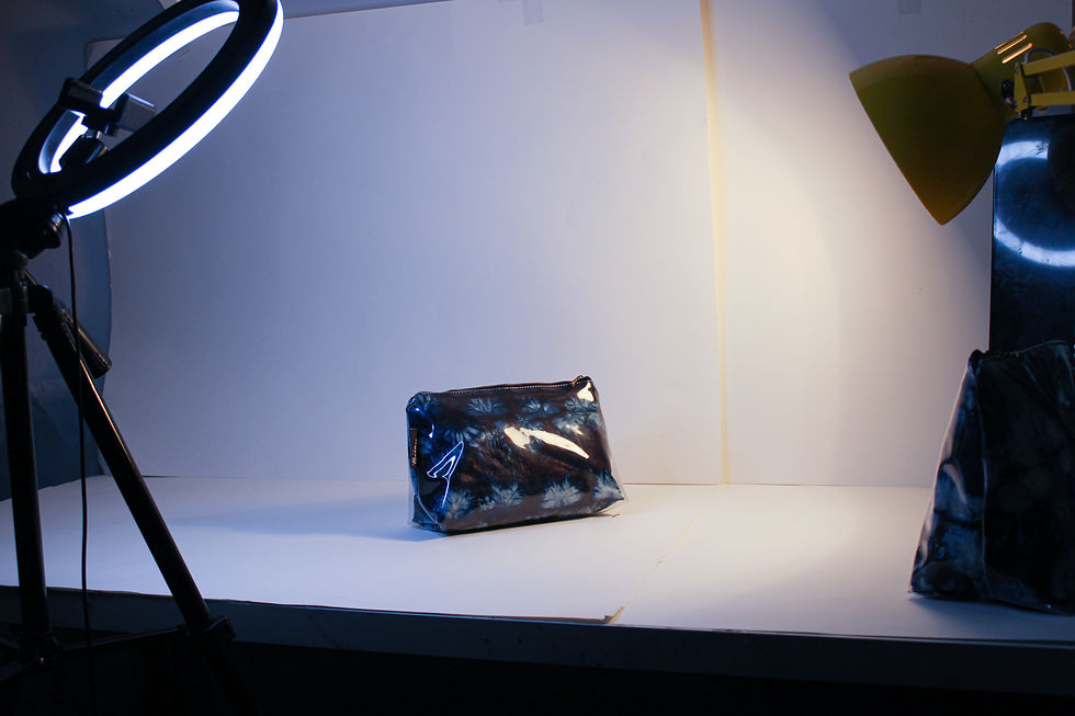 Miniature : Midnight Blue  - Toiletry /Travel Bag (MEDIUM)