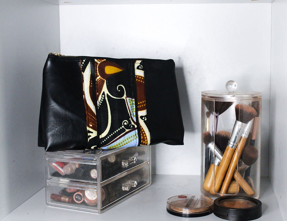 Thumbnail: Everyday Bag Duo | Deep Floral (Cosmetic / Toiletries set)