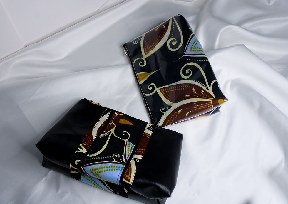 Thumbnail: Everyday Bag Duo | Deep Floral (Cosmetic / Toiletries set)