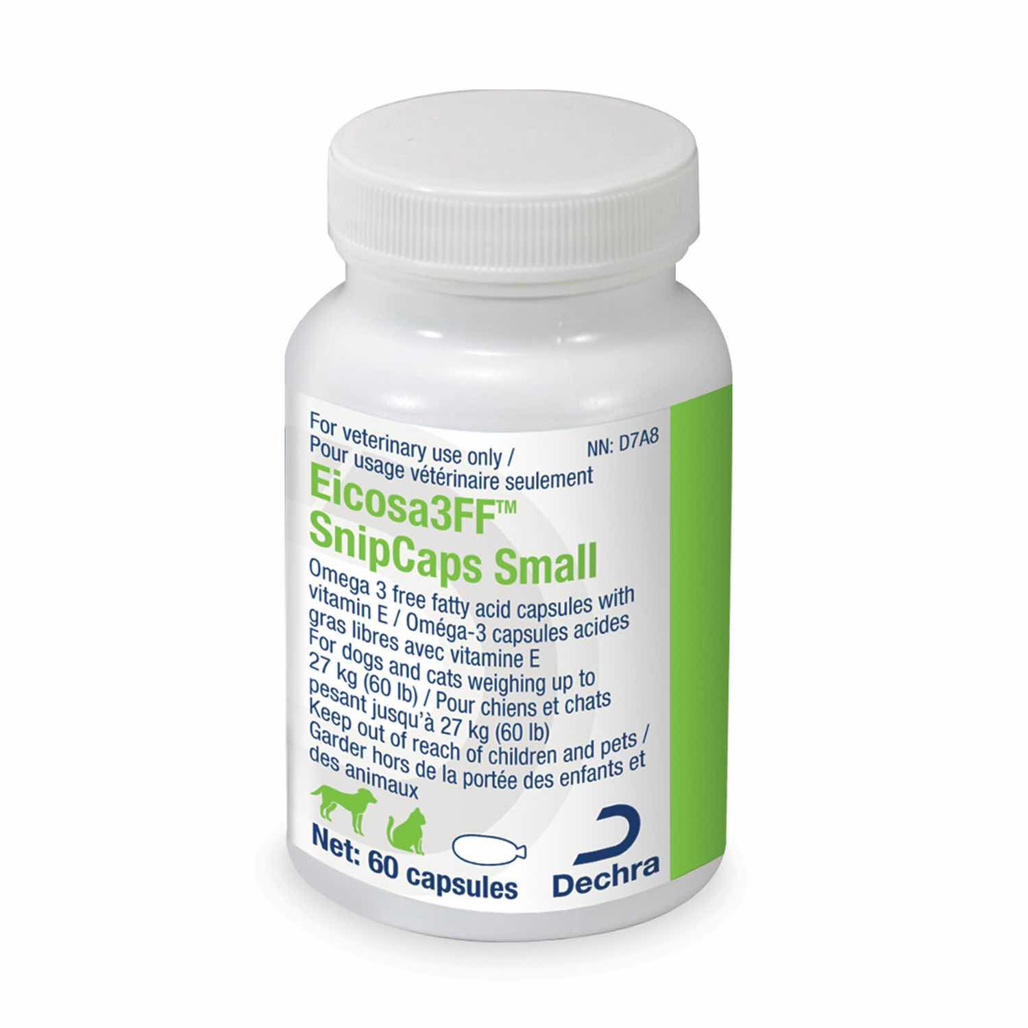 Eicosa 3FF SnipCaps Omega 3 Free Fatty Acid Capsules - Small - 60 Capsules